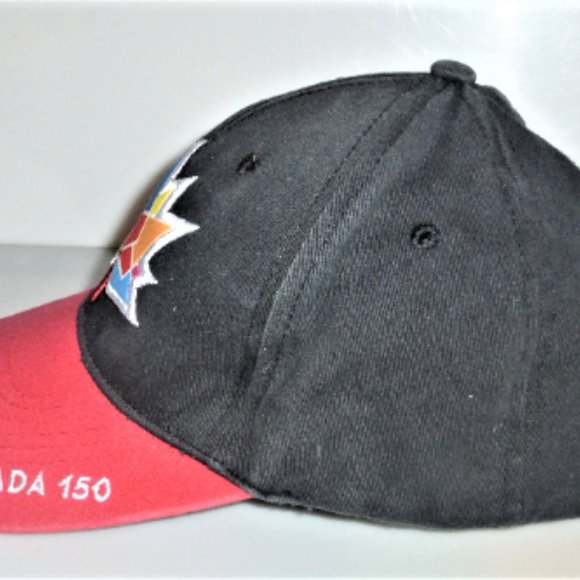 Vintage OLYMPIC HAT Canada 150 Official License One SIZE Vintage Baseball Cap Bl - Picture 2 of 4